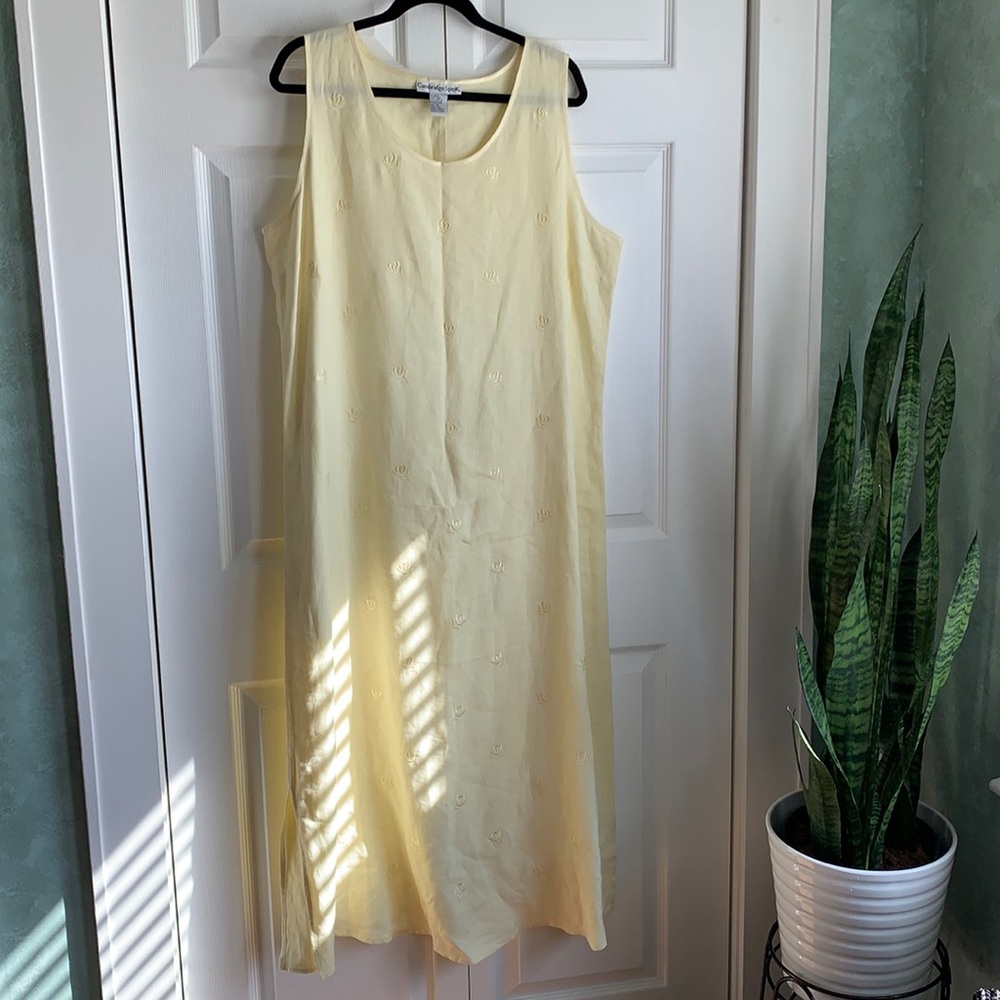 100% Linen Maxi Dress